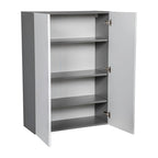 24 x 42 Wall Cabinet-Double Door-Grey - 24 x 42 x 12