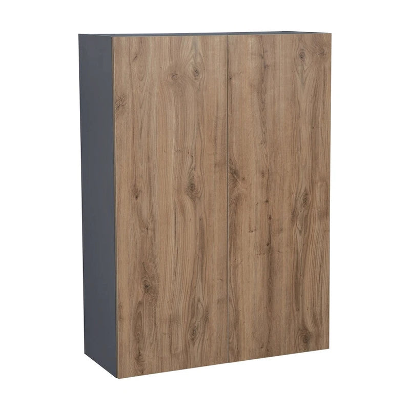 24 x 42 Wall Cabinet-Double Door-Grey - 24 x 42 x 12