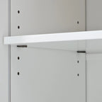 Kitchen Island with Drop Leaf, LED Light Kitchen Cart on Wheels