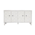 Accent Cabinet 4 Door Wooden Cabinet Sideboard Buffet Server Cabinet - N/A