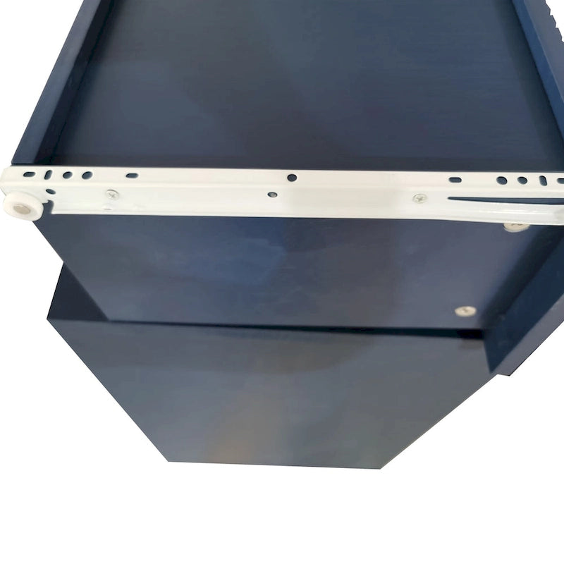 Functional 2-Door 3-Drawer Cabinet with Carved Effect