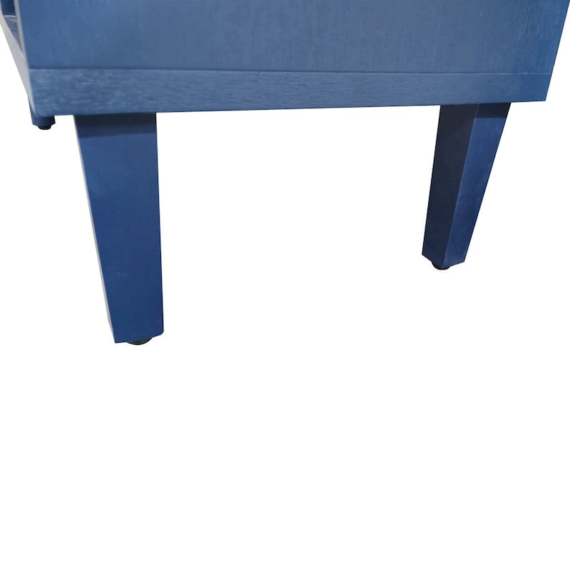 Functional 2-Door 3-Drawer Cabinet with Carved Effect