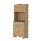 67 Tall Pantry Buffet Cabinet Freestanding Hutch Cupboard for Home, Kitchen,Tall Freestanding Liquor Cabinet Bar
