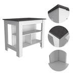 FM Furniture Nashville 2 Piece Kitchen Set, Brooklyn Kitchen Island and Sheffield Pantry Cabinet