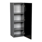 12 x 42 Wall Cabinet-Single Door-Grey - 12 x 42 x 12
