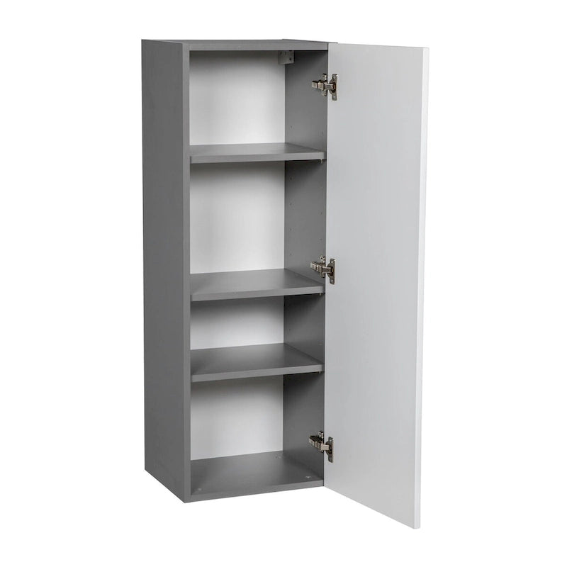 12 x 42 Wall Cabinet-Single Door-Grey - 12 x 42 x 12