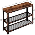 3-Tier Shoe Rack - 39.4D x 13.8W x 16.5H
