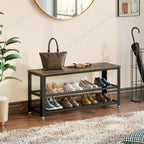 3-Tier Shoe Rack - 39.4D x 13.8W x 16.5H