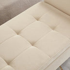 51.5 Bed Bench with Storage Velvet Space-Saving Sofas for Living Room, Apartment and Office