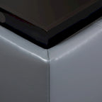 Modern Upholsteredoe Storage Bench Ottoman