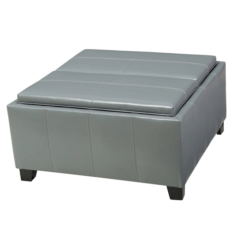 Modern Upholsteredoe Storage Bench Ottoman