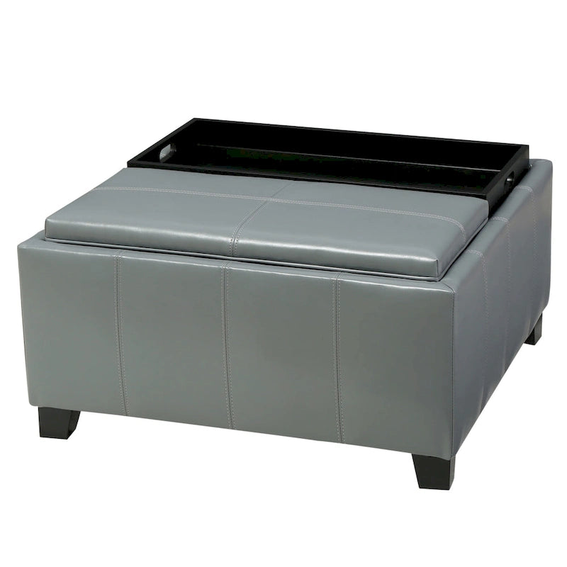 Modern Upholsteredoe Storage Bench Ottoman