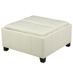 Modern Upholsteredoe Storage Bench Ottoman