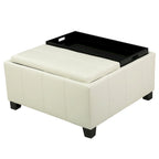 Modern Upholsteredoe Storage Bench Ottoman