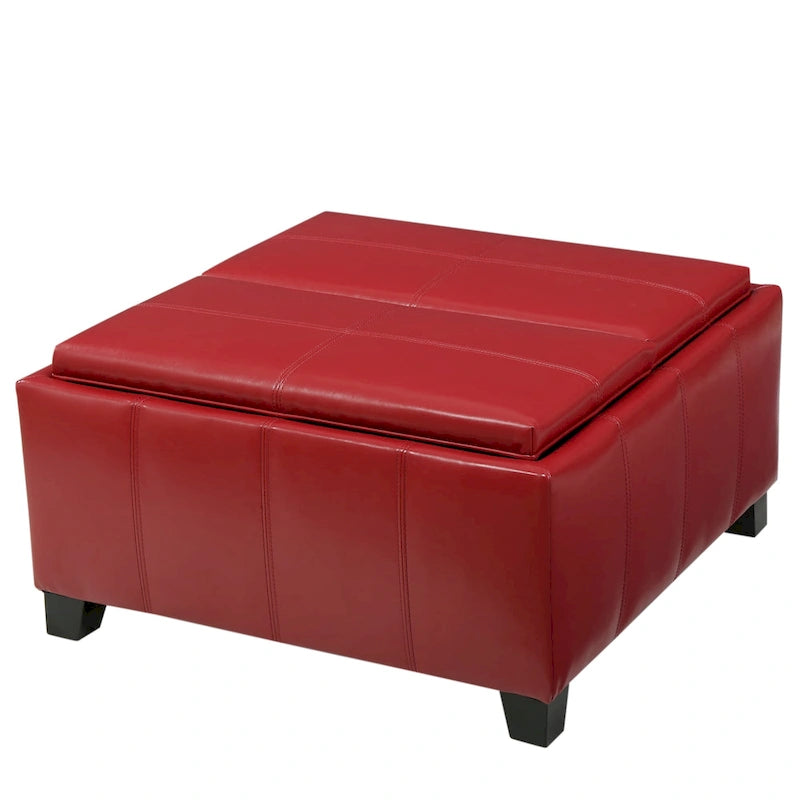 Modern Upholsteredoe Storage Bench Ottoman
