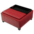 Modern Upholsteredoe Storage Bench Ottoman