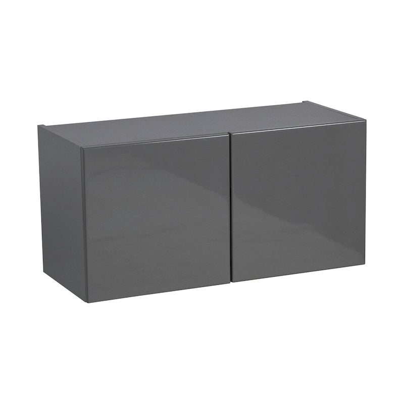 30 x 18 Wall Cabinet-Double Door-Grey - 30 x 18 x 12