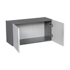 30 x 18 Wall Cabinet-Double Door-Grey - 30 x 18 x 12