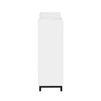 Shoe Storage Cabinet for Entryway with Drawers and Shelves, Modern Shoe Organizer Cabinet, Free Standing Shoe Rack