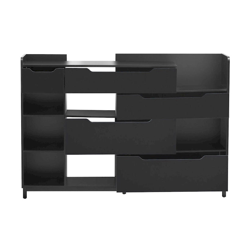 Shoe Storage Cabinet for Entryway with Drawers and Shelves, Modern Shoe Organizer Cabinet, Free Standing Shoe Rack