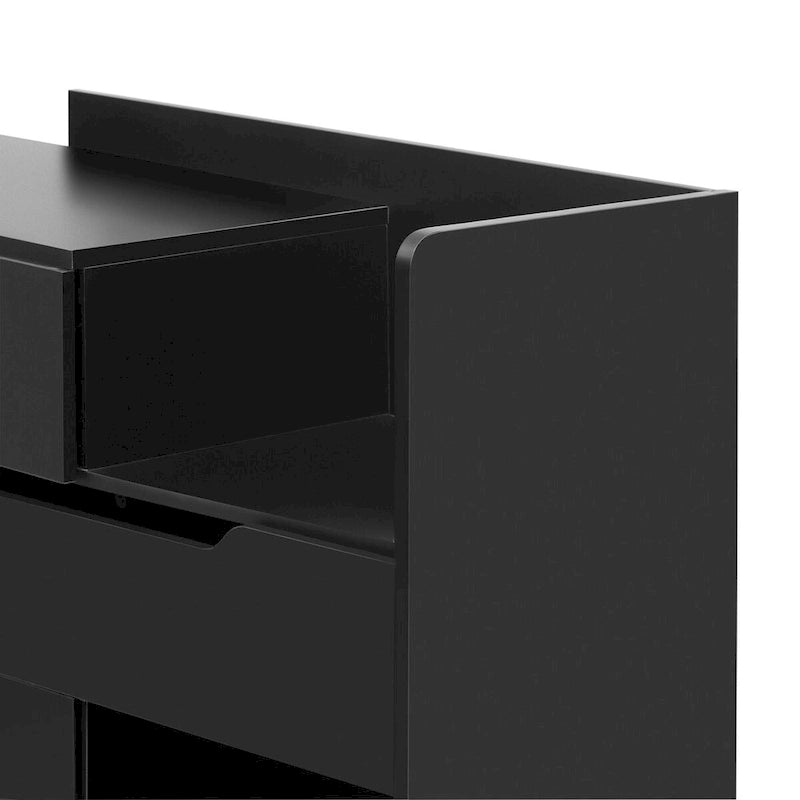 Shoe Storage Cabinet for Entryway with Drawers and Shelves, Modern Shoe Organizer Cabinet, Free Standing Shoe Rack