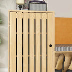 Functional Hallway Storage Ensemble with Houndstooth Cushion Bench