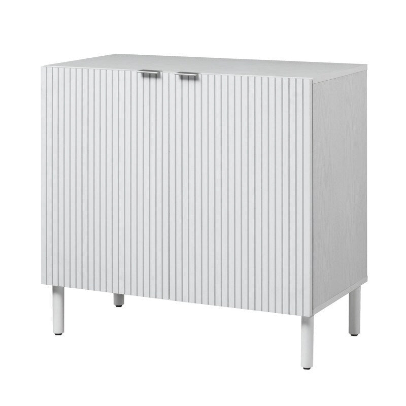 Merk White Cabinet 2 Door