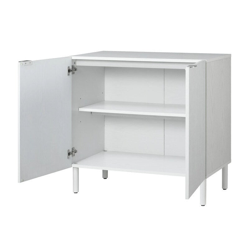 Merk White Cabinet 2 Door