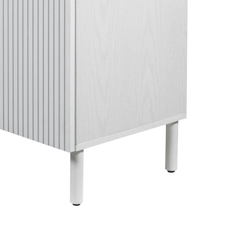 Merk White Cabinet 2 Door