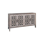 American Country Style Hollow Four-Door Antique Cabinet