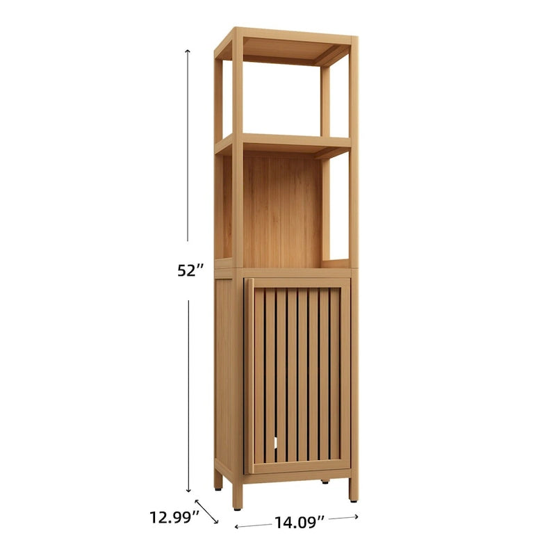 MM bamboo storage cabinet