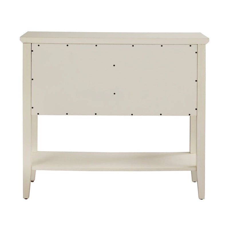 Trani White Finish 2-Door Console Table by iNSPIRE Q Classic