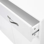 Three Doors White Side Table