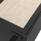 Rattan Storage Cabinet with Adjustable Laminates