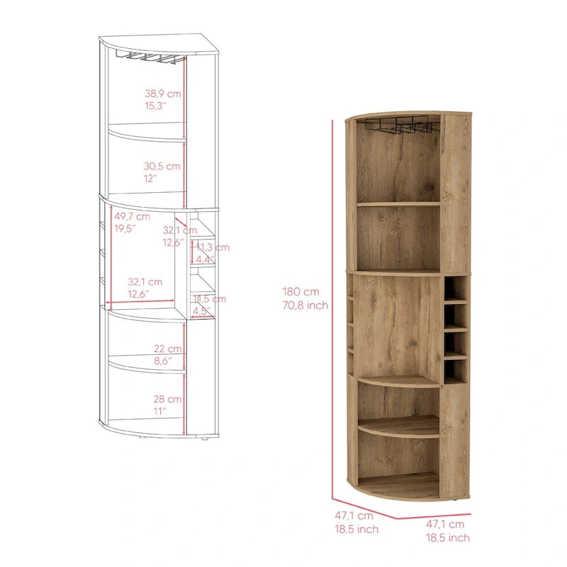 Bar Cabinet for Kitchen, Dining Room,Living Room,Apartment