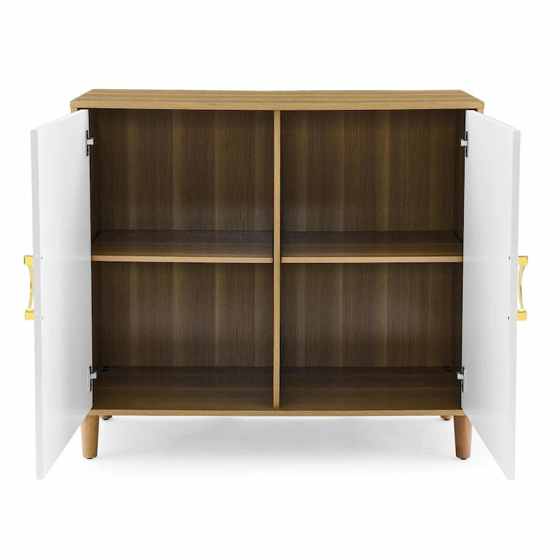 Comfortable Modern Storage Cabinet with Adjustable Shelves