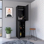 Tall Cabinet for Living Room ,Apartment, Bedroom, Black