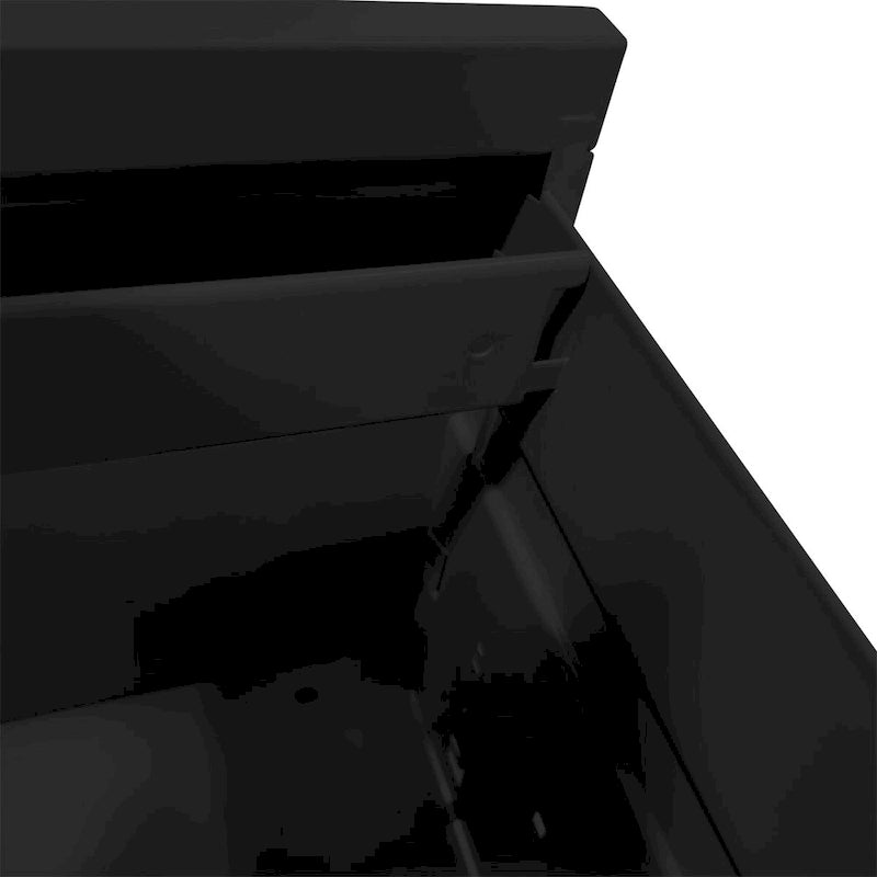 Lateral Black File Cabinet 4 Drawer,with Lock,Lockable File Cabinet