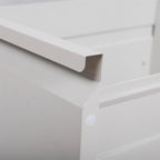 Lateral Black File Cabinet 4 Drawer,with Lock,Lockable File Cabinet