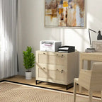 2-Drawer File Cabinet with Lock, Keys and Adjustable Hanging Bar