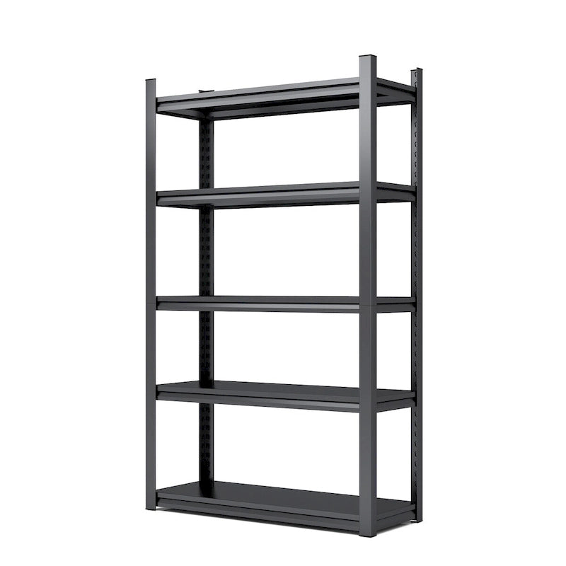 78H 5 Tier Metal Shelves for Storage Garage Shelving 2000LBS Heavy Duty Storage Shelves Adjustable Garage Shelf