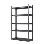 78H 5 Tier Metal Shelves for Storage Garage Shelving 2000LBS Heavy Duty Storage Shelves Adjustable Garage Shelf