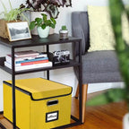 Collapsible File Storage Organizer Box - 14.9L x 12.7W x 10.8H