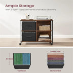 File Cabinet with 2 Drawers