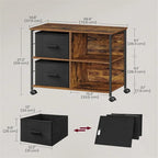 File Cabinet with 2 Drawers
