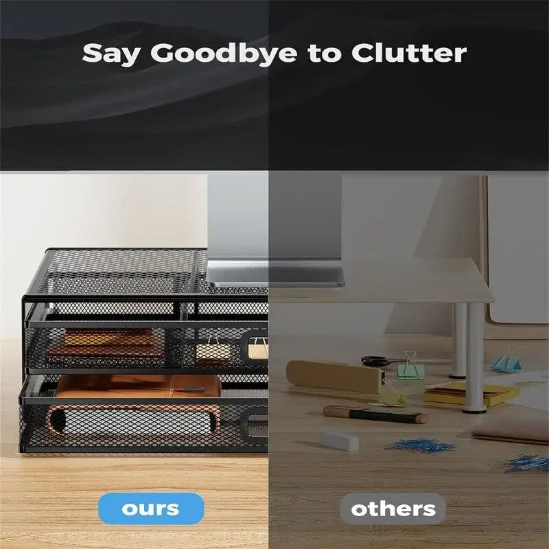 2 Tier Monitor Stand - 15.75D x 12W x 4.61H