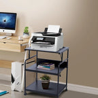 Printer Stand, Large Printer Table, Printer Stand with Storage, Printer Cart, 23.4 x19.1 x 31.5, Power Hub Included