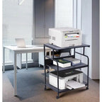 Printer Stand, Large Printer Table, Printer Stand with Storage, Printer Cart, 23.4 x19.1 x 31.5, Power Hub Included