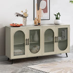 Storage Cabinets with Adjustable Shelves for 65 Inch