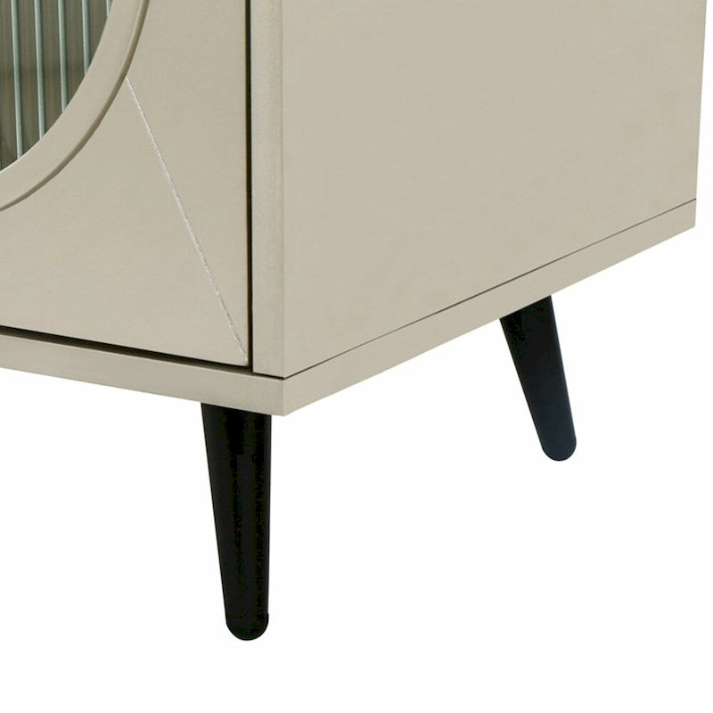 Storage Cabinets with Adjustable Shelves for 65 Inch